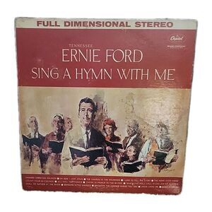 Tennessee Ernie Ford Sing A Hymn With Me 12in Album Vinyl Record LP